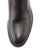 Richardson Leather & Check Bootie, Black