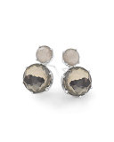Rock Candy® Two-Stone Earrings in Quartz/Pyrite