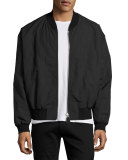 Tech Bomber Jacket, Black