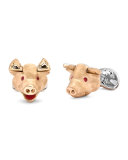 Pig Head Cuff Links