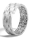 Bamboo Sterling Silver Coil Bracelet