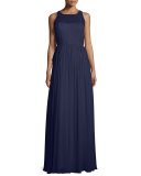 Penelope Sleeveless A-Line Gown