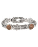 Men's Sterling Silver & Copper Coin Bracelet