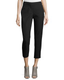 Thaniel Approach Cropped Slim Pants, Black