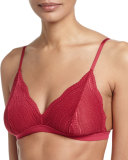 Dolce Soft-Cup Lace Bra, Deep Ruby