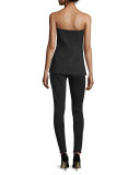 Harlequin High-Rise Ponte Leggings, Black