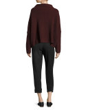 Boiled Cashmere Funnel-Neck Sweater