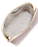 Marion Leather Cosmetic Case, Rose Gold