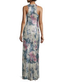 Desert Rose Sequined Sleeveless Gown, Desert Rose