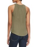 Airlan Sleeveless Silk Blouse