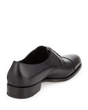 Rand Calfskin Lace-Up Shoe, Black