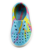 Miller Waterproof Marbled Rubber Skate Shoe, Yellow/Pink/Blue/White, Youth