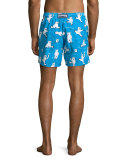 Moorea Bears on Ice Swim Trunks, Turmeric