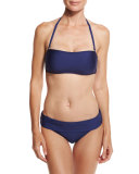 Striped Double-Dip Tank & Bandeau Swim Top