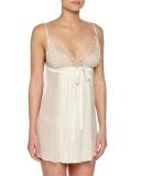 Something Blue Lace Short Chemise, Ivory