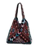 Lorne Velvet Embroidered Tote Bag 