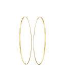 Large 14K Oval Magic Hoop Earrings