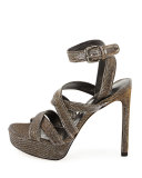 Soundtrack Glitter Platform Sandal, Pyrite