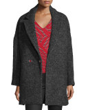 Ming Tweed Wool-Blend Car Coat