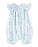 Spring Meadow Printed Pima Playsuit, Blue, Size 3-18 Months