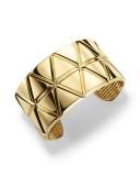 18K Yellow Gold Triangoli Cuff Bracelet