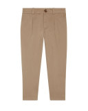 Stretch Gabardine Straight-Leg Pants, Khaki, Size 4-12