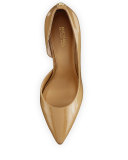 Nathalie Patent Half-d'Orsay Pump, Nude