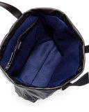 Leather Tote Bag, Black