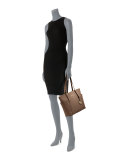 Jet Set Top-Zip Saffiano Tote Bag, Dark Dune