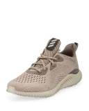 Alphabounce Perforated Knit Sneaker, Tan