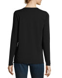 Long-Sleeve Organic Cotton Pocket Top