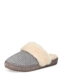 Aira Knit Shearling Slipper