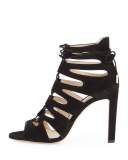 Hitch Caged Suede 100mm Sandal 