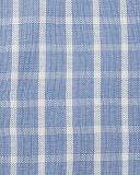 Textured Box-Check Dress Shirt, Blue