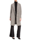 Long-Sleeve Turtleneck Sweater, Black