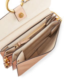 Faye Medium Leather Shoulder Bag