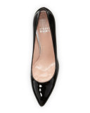 Plato Patent Leather Pump, Black