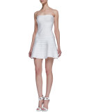 Sleeveless Scallop Bandage Dress
