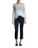 Flat-Front Chino Pants