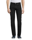 The Straight Washed Jeans, Black