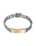 Gourmette Classic Chain ID Bronze Bracelet