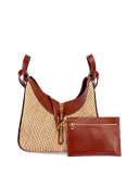 Hammock Raffia Tote Bag, Brown