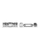 Classic Cable Cuff Links, Sterling Silver