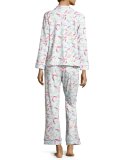 Print Classic Pajama Set, Taffy