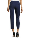 Five-Pocket Straight-Leg Pants, Inidgo