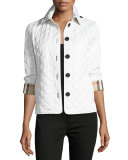 Ashurst Classic Modern Quilted Jacket, Chalk