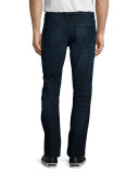 M3 Slim-Straight Lunar Clean Denim Jeans, Navy