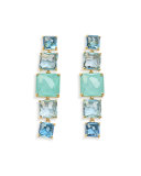 18k Rock Candy 5-Stone Linear Earrings in Waterfall