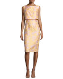 Sleeveless Popover Sheath Dress