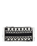 Soft Lara Embroidered Clutch Bag, Black Multi